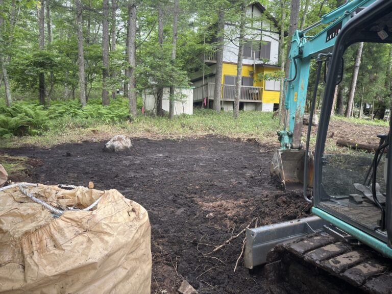 茅野市・白樺湖エリアで木造住宅の解体工事を行いました