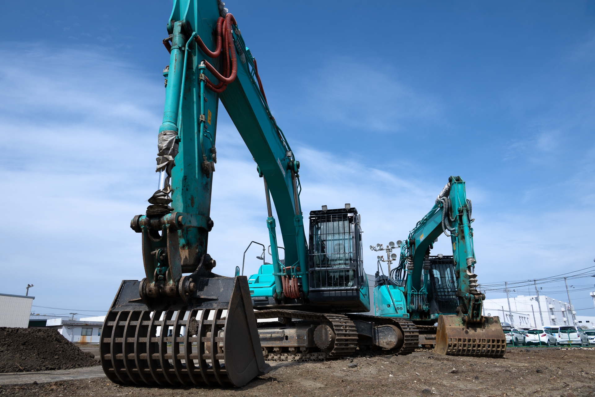 長野県 重機での解体工事 イメージ